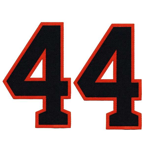 Custom Patches Houston Yordan Álvarez Front Number 44 Home & Away Jersey Lettering Kit Poly Pro Twill Iron-On