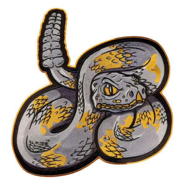 Custom Patches Made Embroidered Snake Patches A Timeless Classic