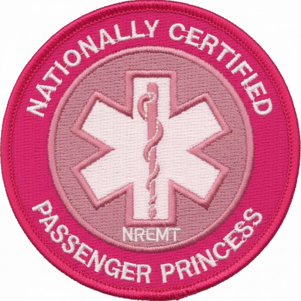 Passenger Priness 3D Puff Patch